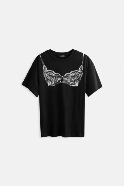 Detajet e të brendshmeve Black T-Sihrt